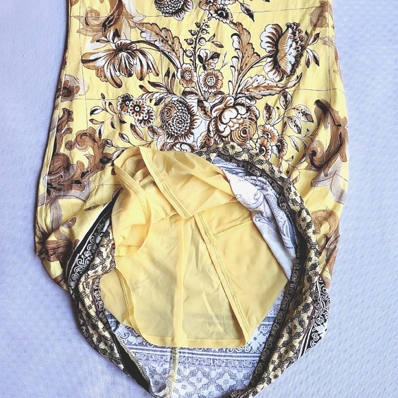 NWT$395 Alice + Olivia Delora Baroque Crew Neck Fitted Mini Dress Sz 4 (XS-S) - Picture 12 of 16